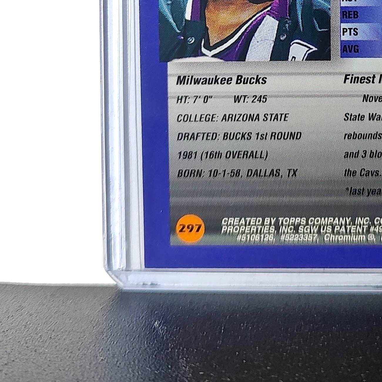 Alton Lister 1994-95 Topps Finest #297 Basketball Card
