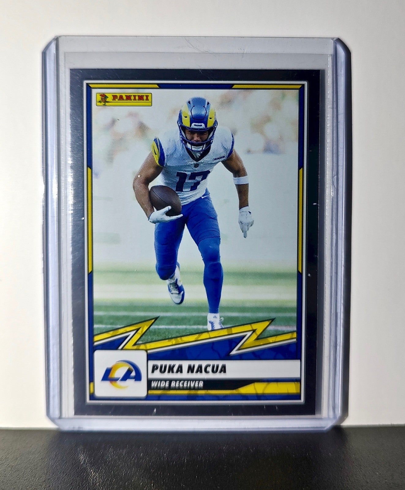 Puka Nacua 2025 Panini NFL #19 Foil Sticker Card Los Angeles Rams
