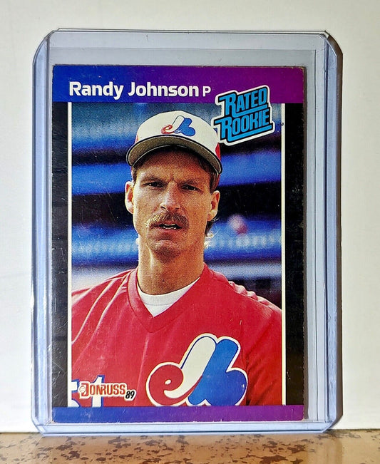 Randy Johnson 1989 Donruss Rated Rookie MLB #42 Baseball Card Montreal Expos