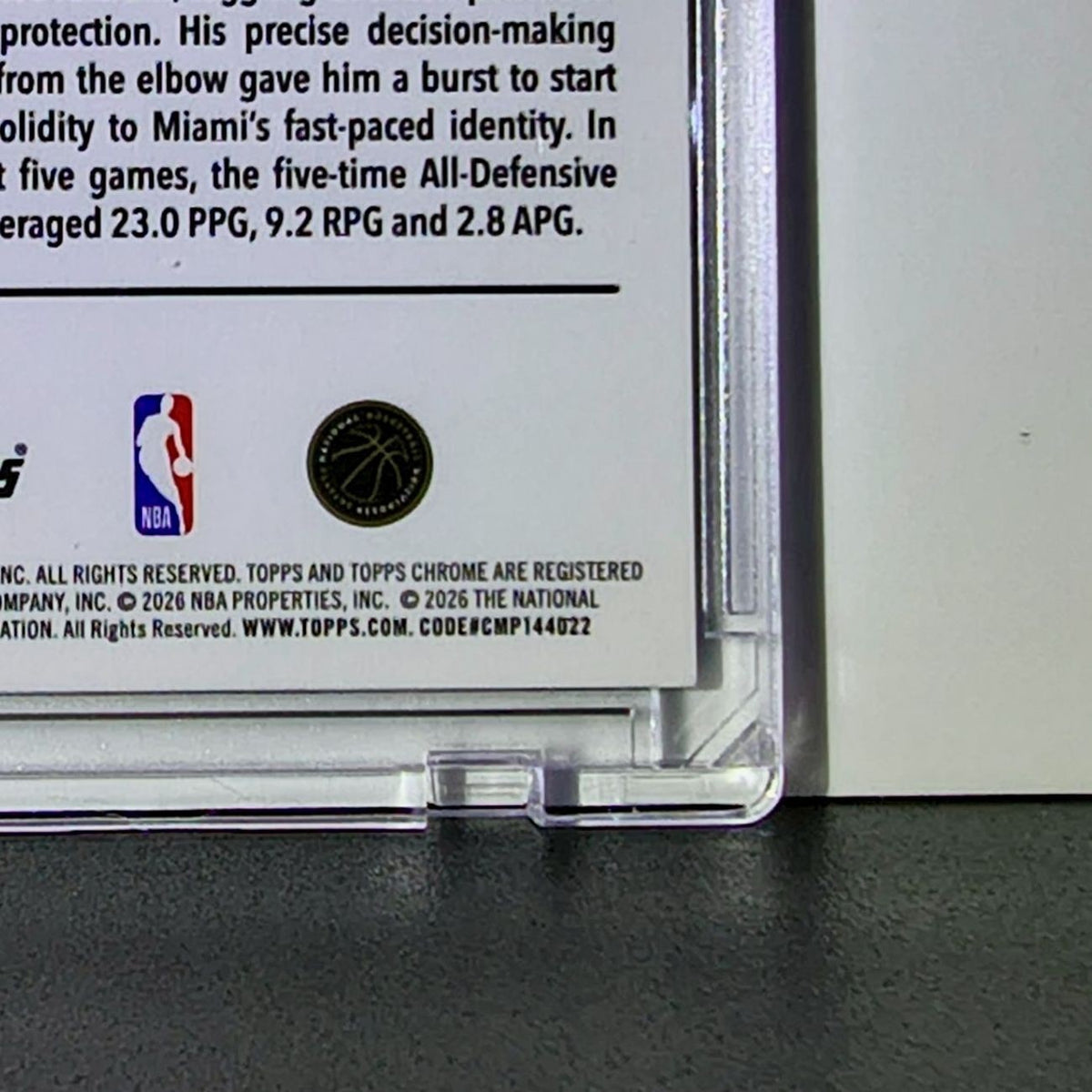 Bam Adebayo 2025-26 NBA Topps Chrome Update #35 Aqua Refractor Card 117/199