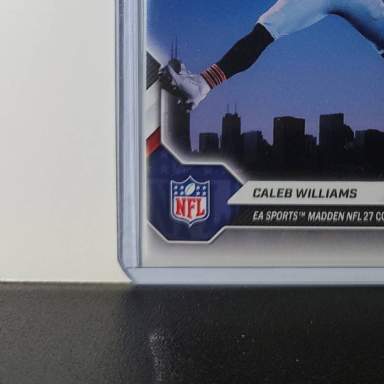 Caleb Williams 2026 Topps Now MADDEN 2027 NFL Cover Card Chicago Bears