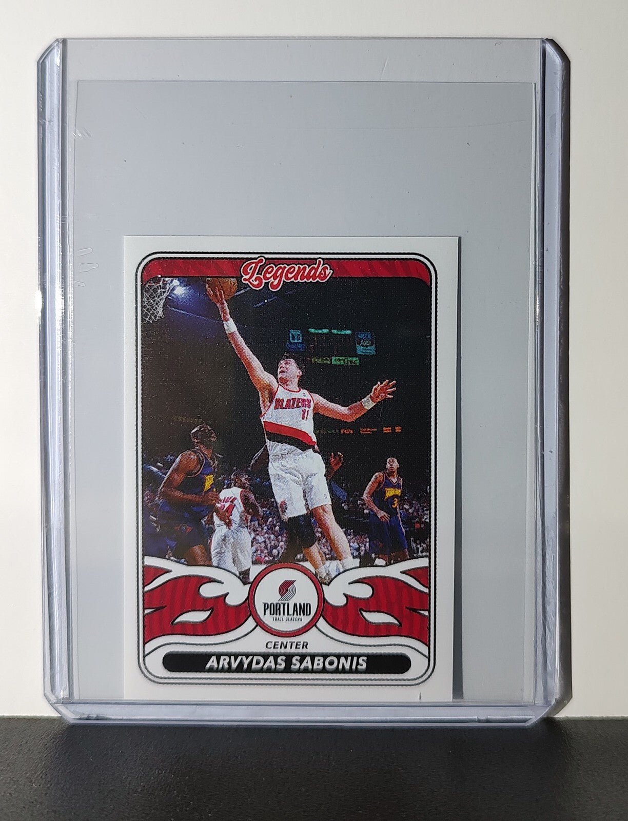 Arvydas Sabonis Legends 2024-25 Panini NBA #496 Sticker Portland Trail Blazers