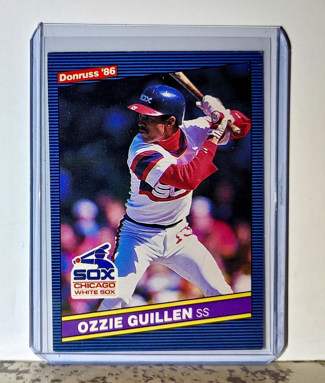 Ozzie Guillen 1986 Donruss MLB #208 Baseball Card Chicago White Sox