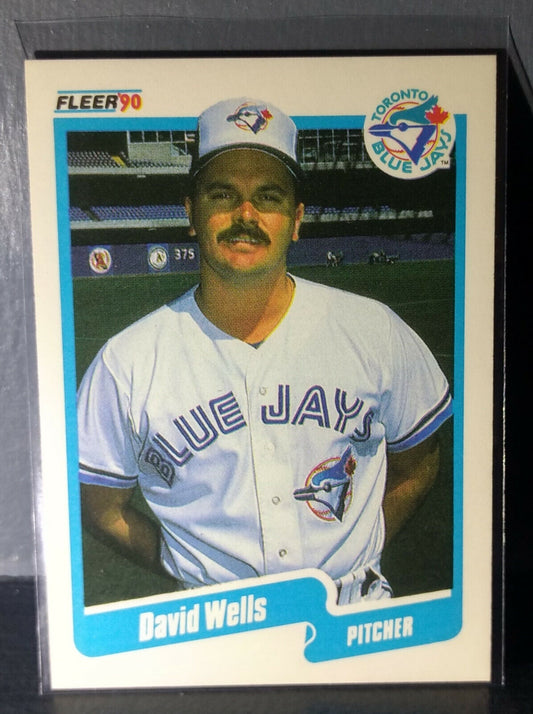 1990 David Wells Fleer Baseball Card #96