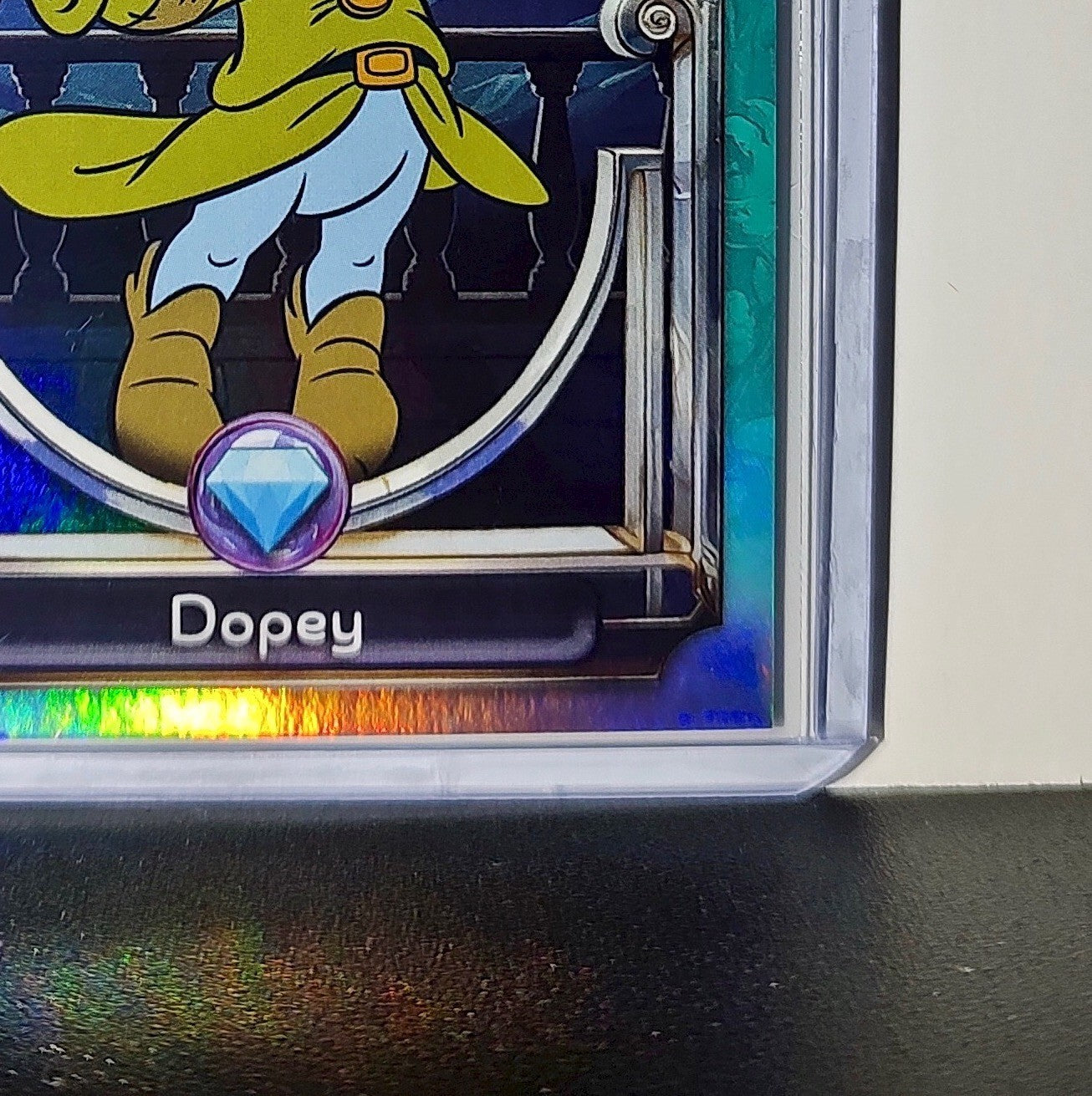 Dopey 2025 Topps Disney Wonder #107 Diamond Card Snow White and the Seven Dwarfs