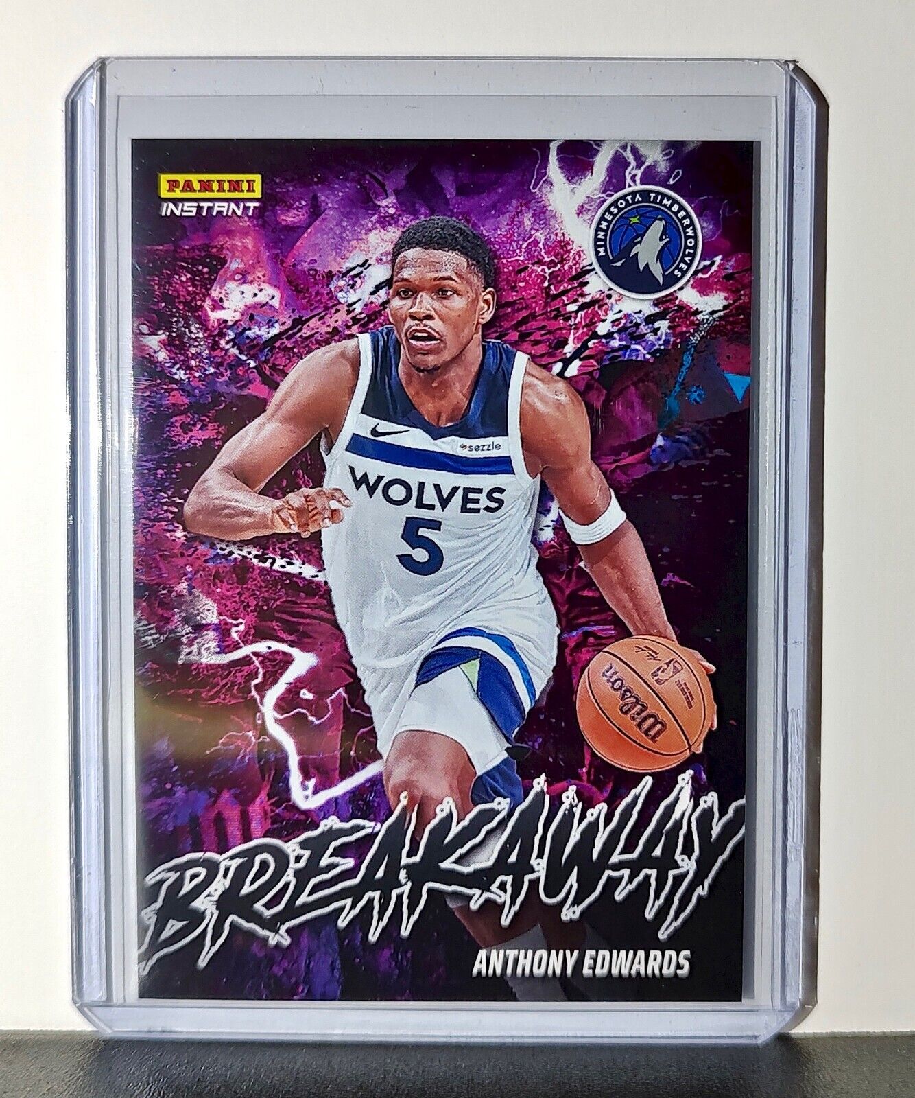 Anthony Edwards 2024-25 Panini NBA #18 Breakaway Card Timberwolves 1/1355