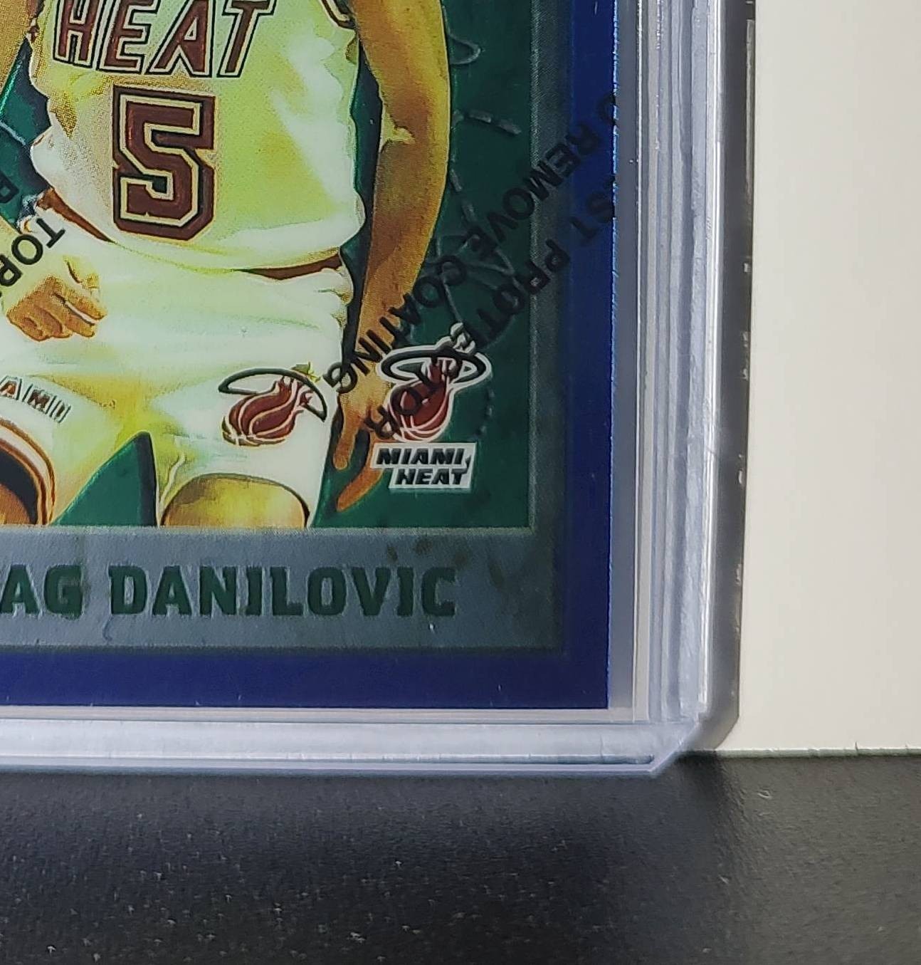 Predrag Danilovic 1995-96 Topps Finest NBA #216 Error Card