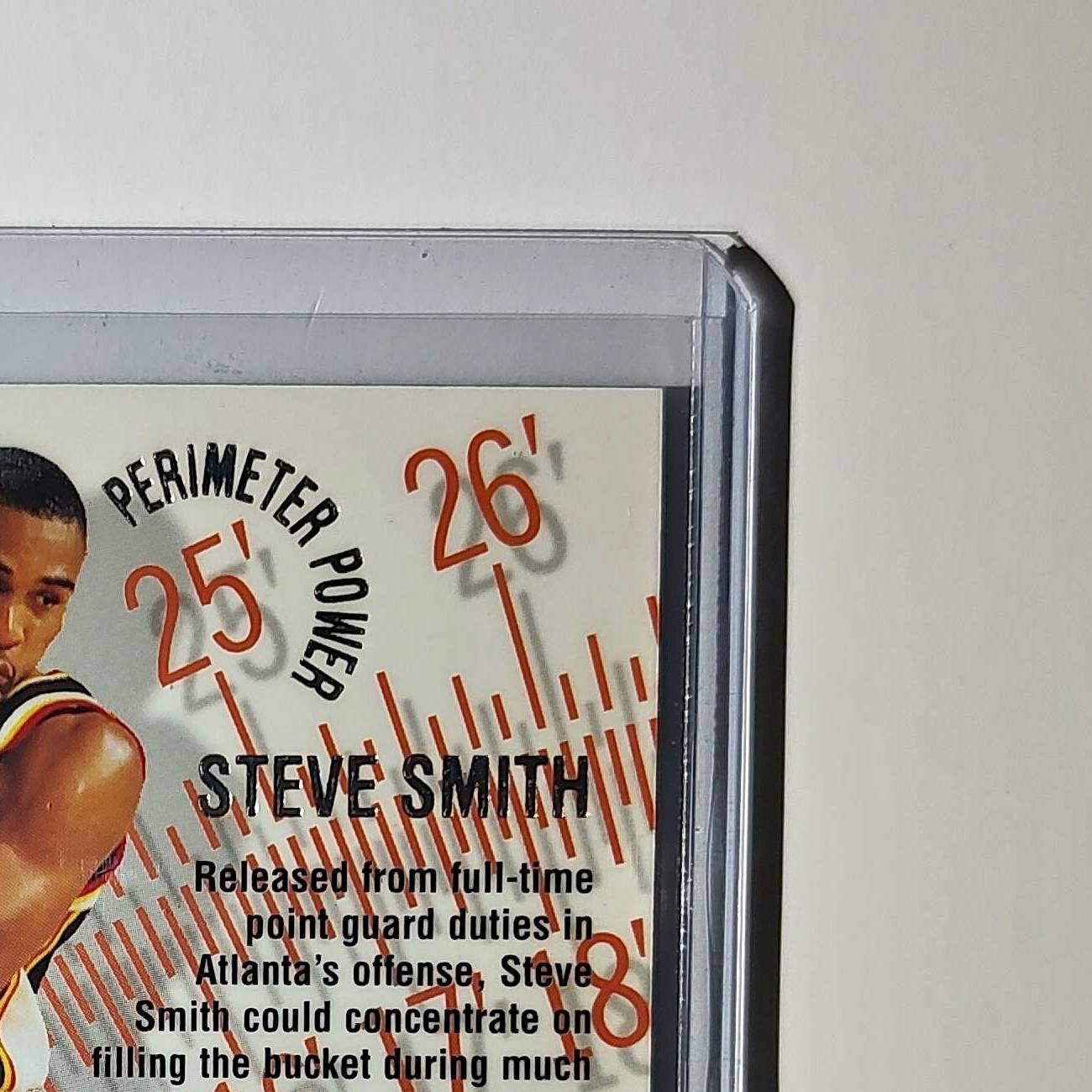 Steve Smith 1995-96 Flair NBA #12 Perimeter Power Card