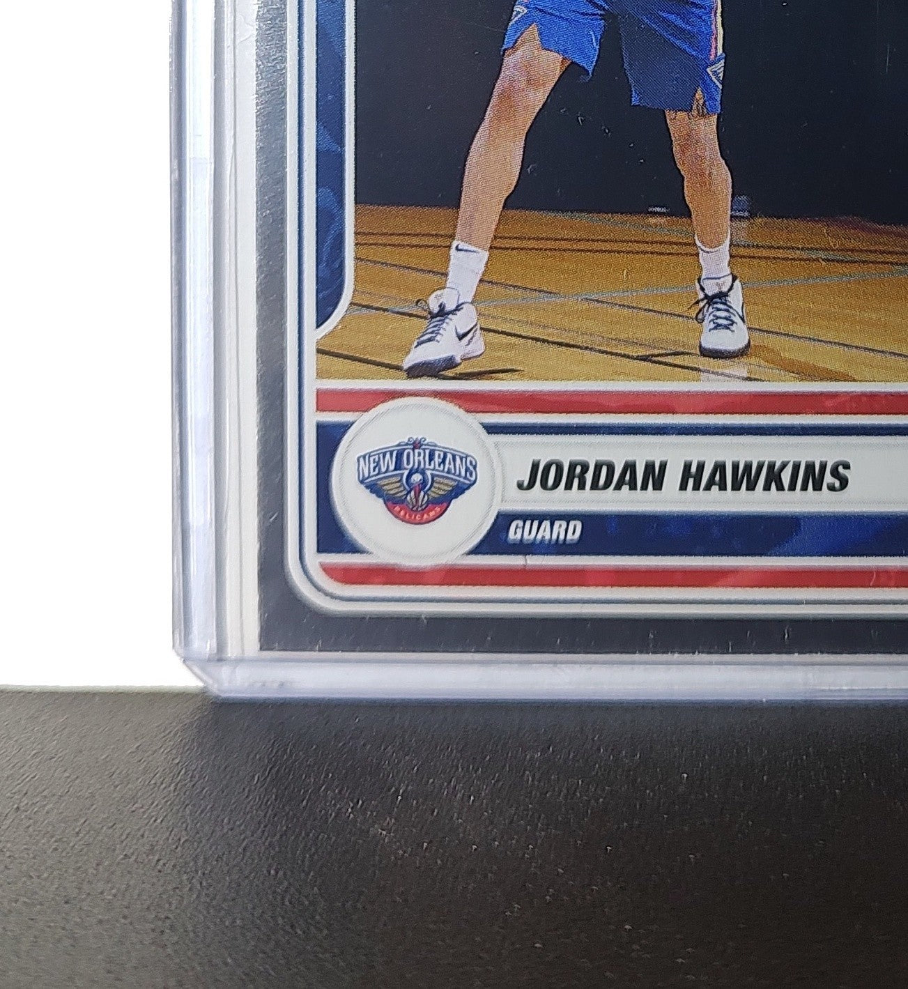 Jordan Hawkins Rookie 2023-24 Panini NBA Sticker Foil Card #83 Pelicans