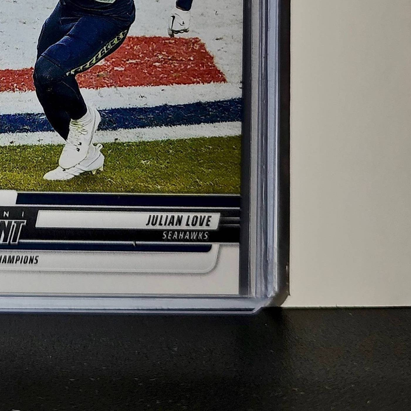Julian Love 2026 Panini NFL Super Bowl LIX Champions #26 Card Seattle Seahawks