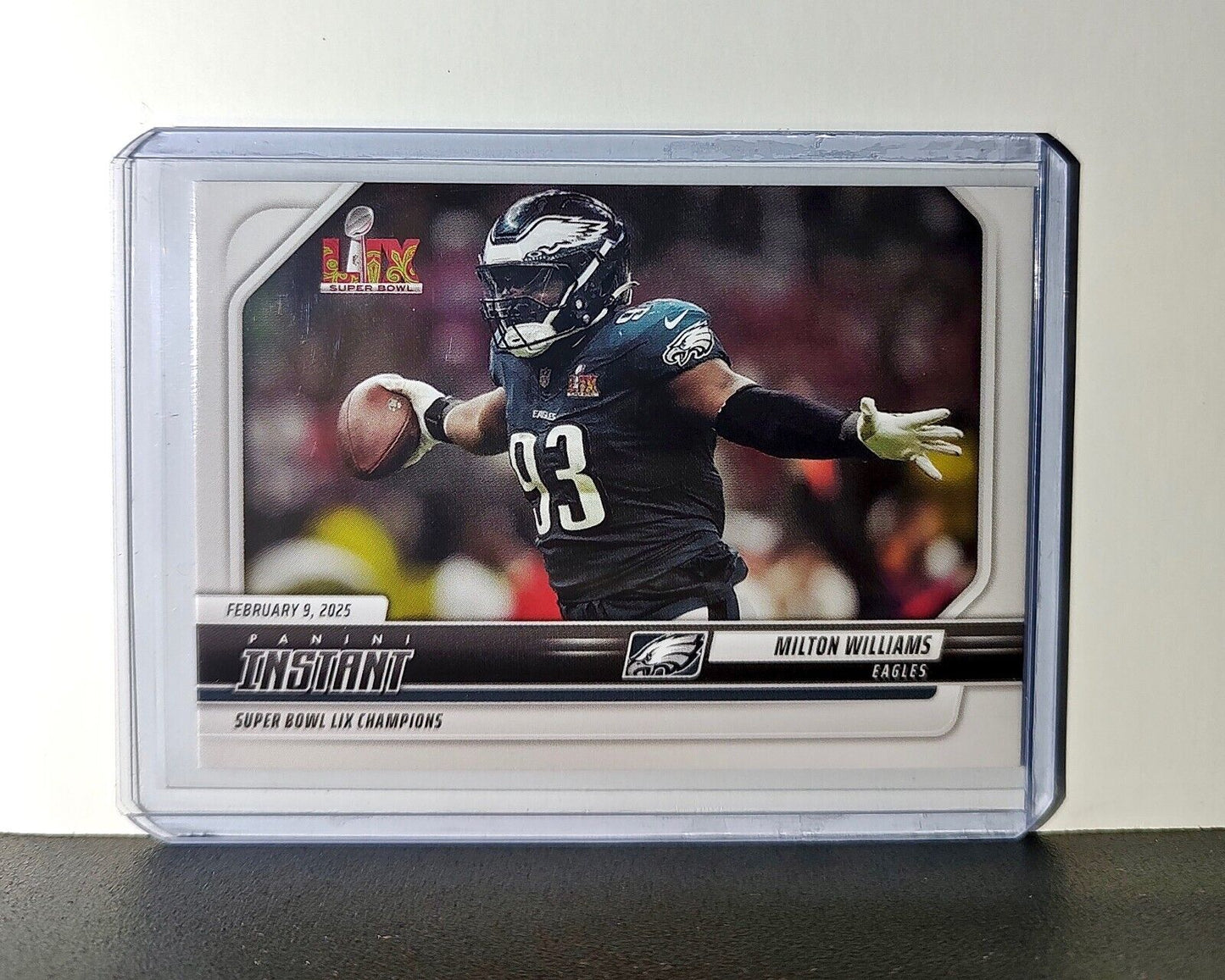 Milton Williams 2024 Panini Super Bowl LIX Champions NFL #16 Football Card