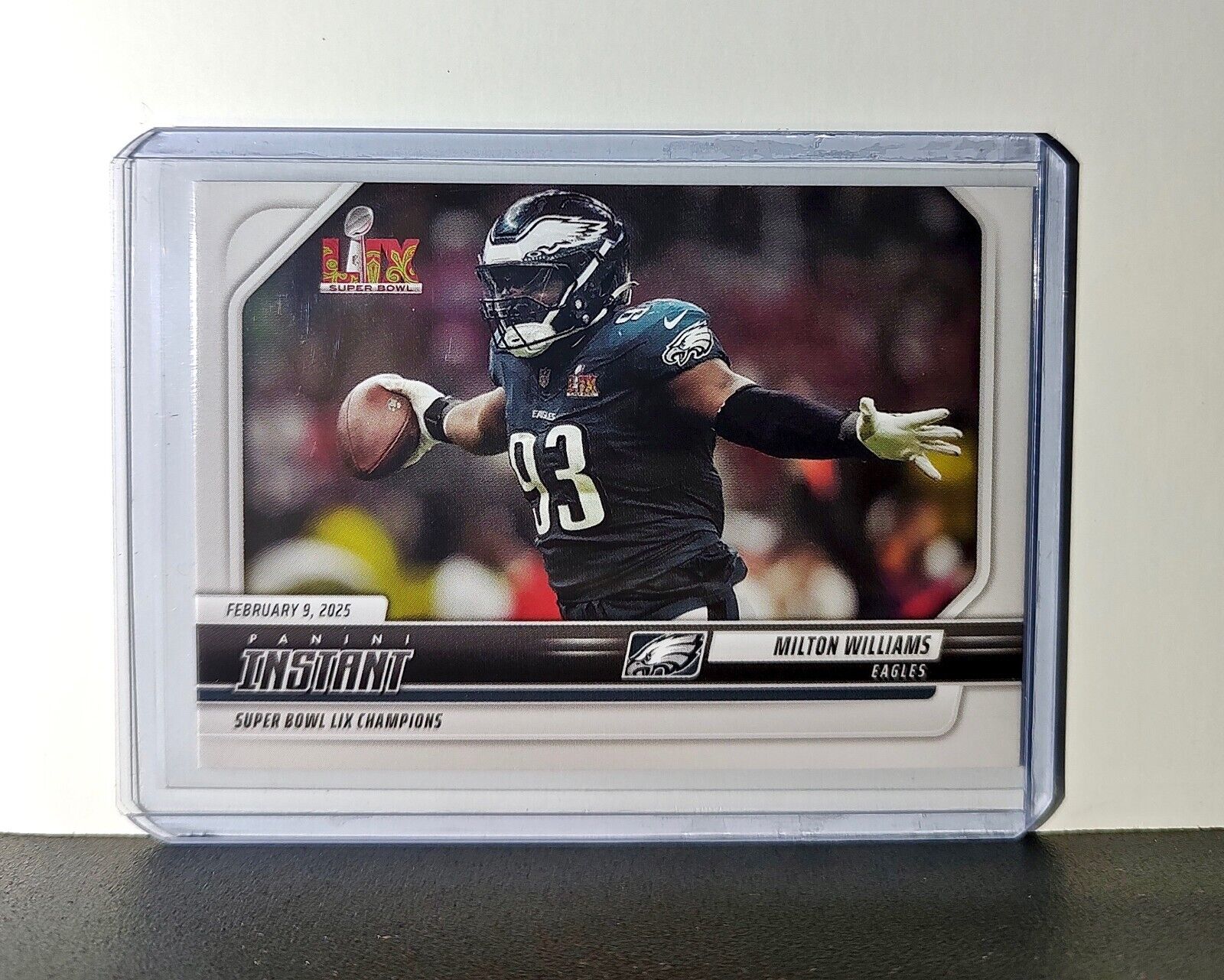 Milton Williams 2024 Panini Super Bowl LIX Champions NFL #16 Football Card