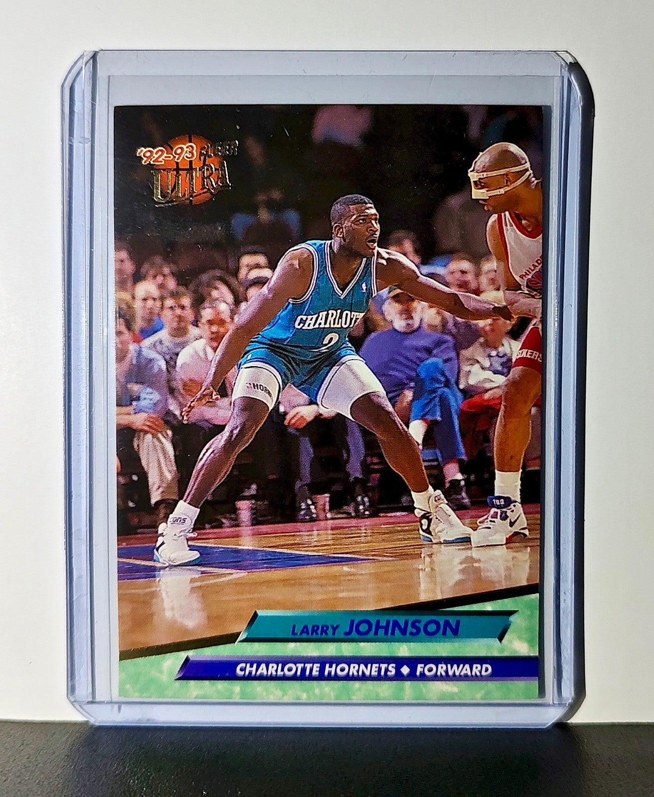 Larry Johnson 1992-93 Fleer Ultra NBA #21 Card Charlotte Hornets