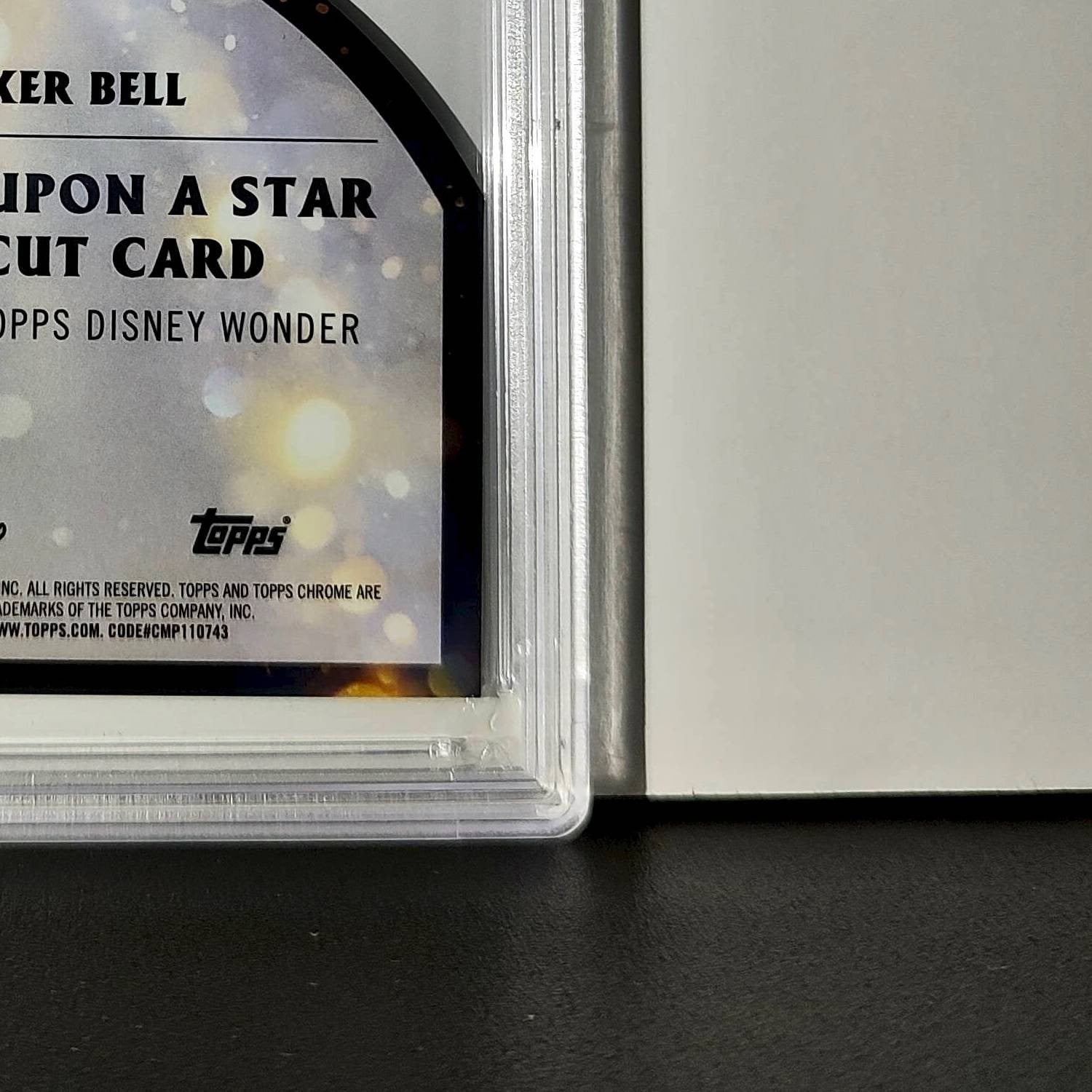 Tinker Bell 2025 Topps Chrome Disney #W-7 Wish Upon A Star Die Cut PSA 9