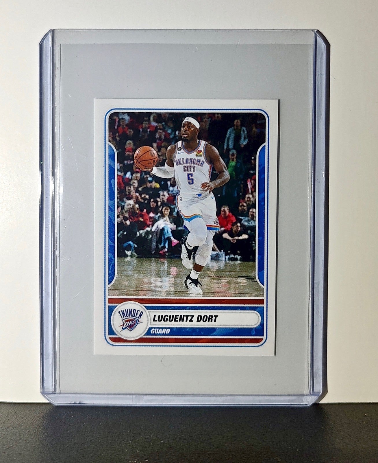 Luguentz Dort 2023-24 Panini NBA #420 Sticker Oklahoma City Thunder