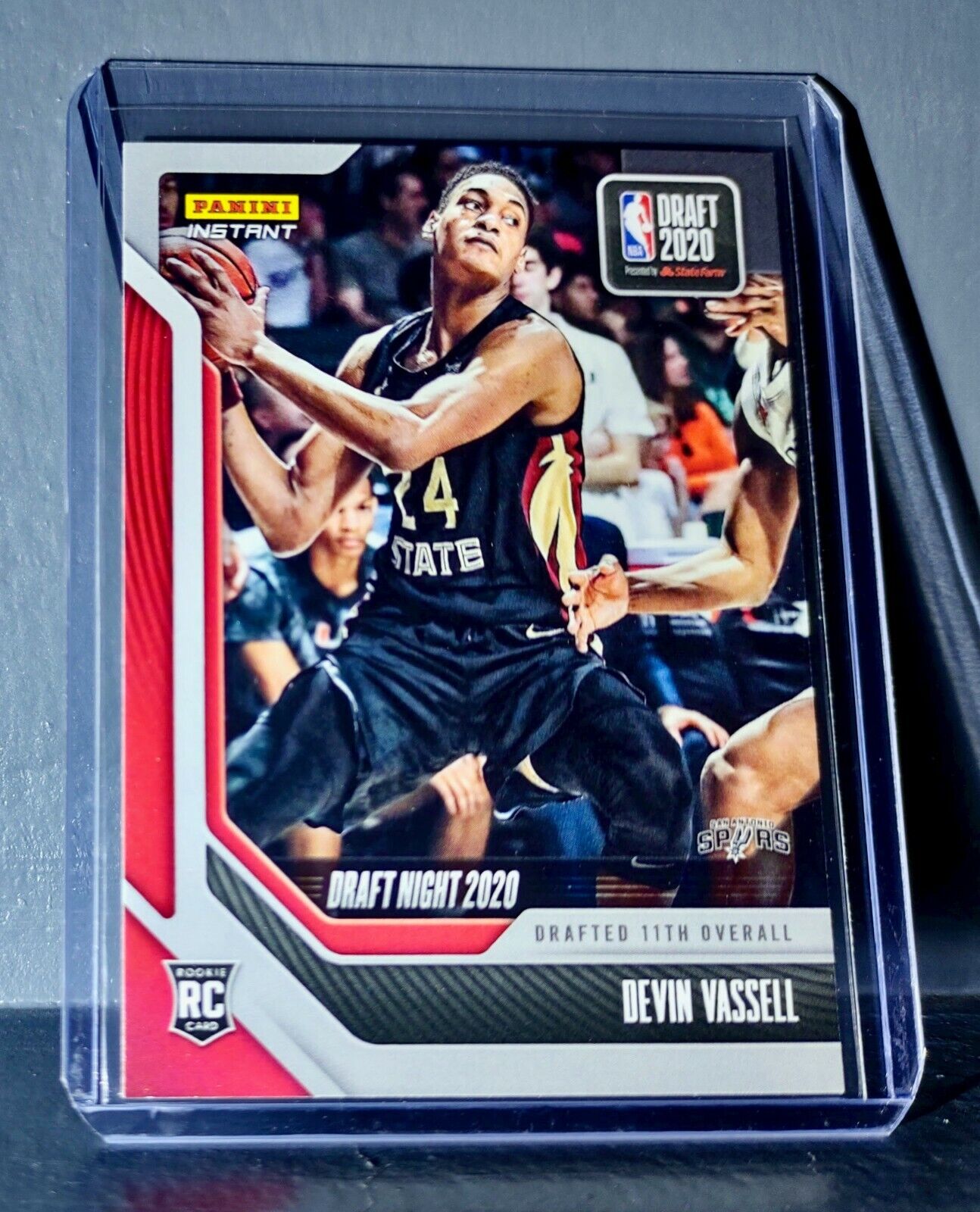 Devin Vassell 2020-21 Panini NBA Draft Night #8 Basketball Rookie Card 1 of 337