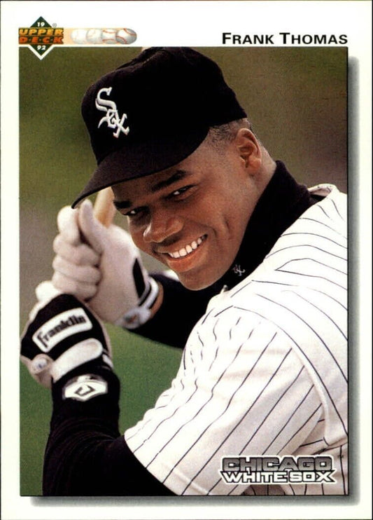 Frank Thomas 1992 Upper Deck MLB #166 Baseball Card Chicago White Sox