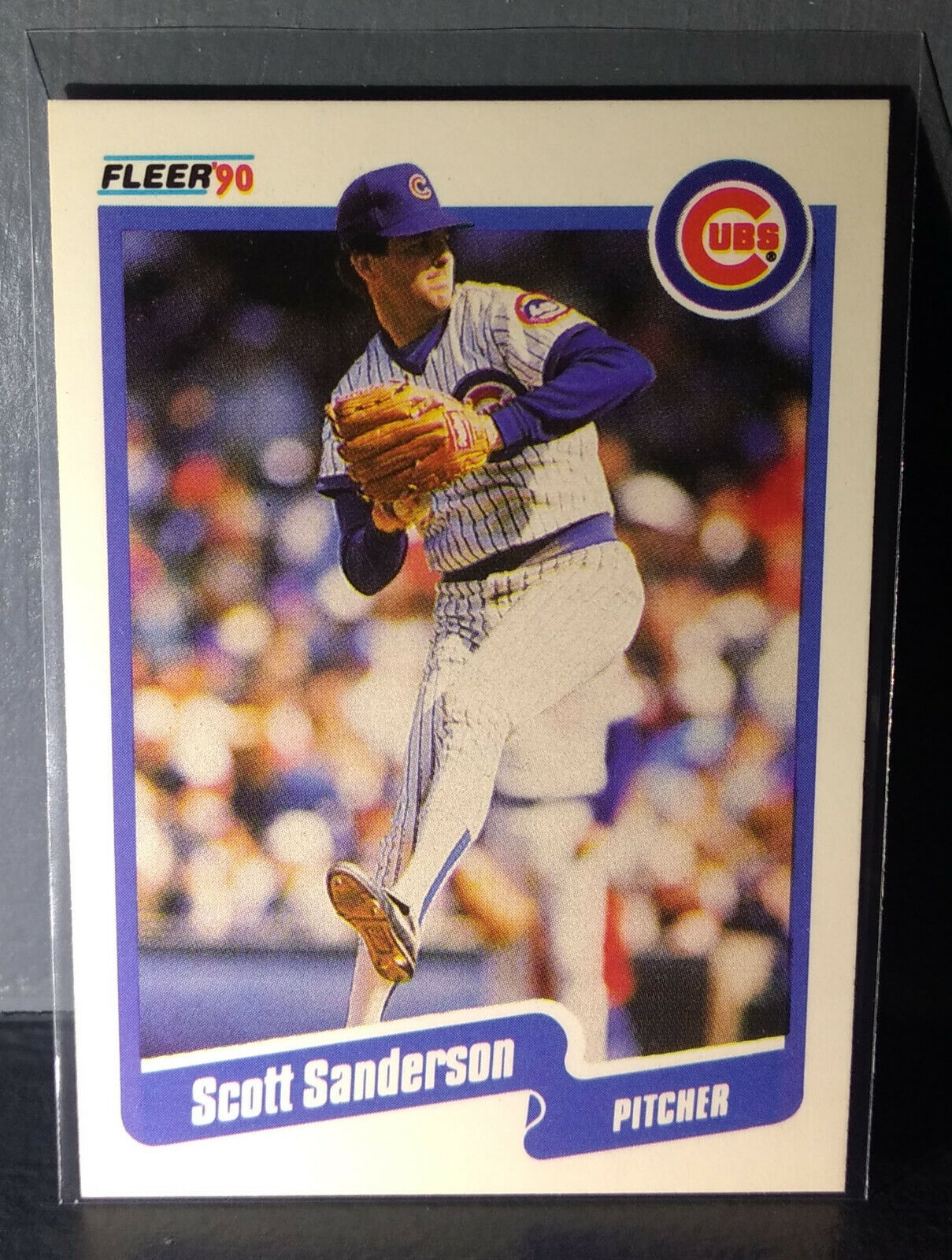 1990 Scott Sanderson Fleer Baseball Card #41