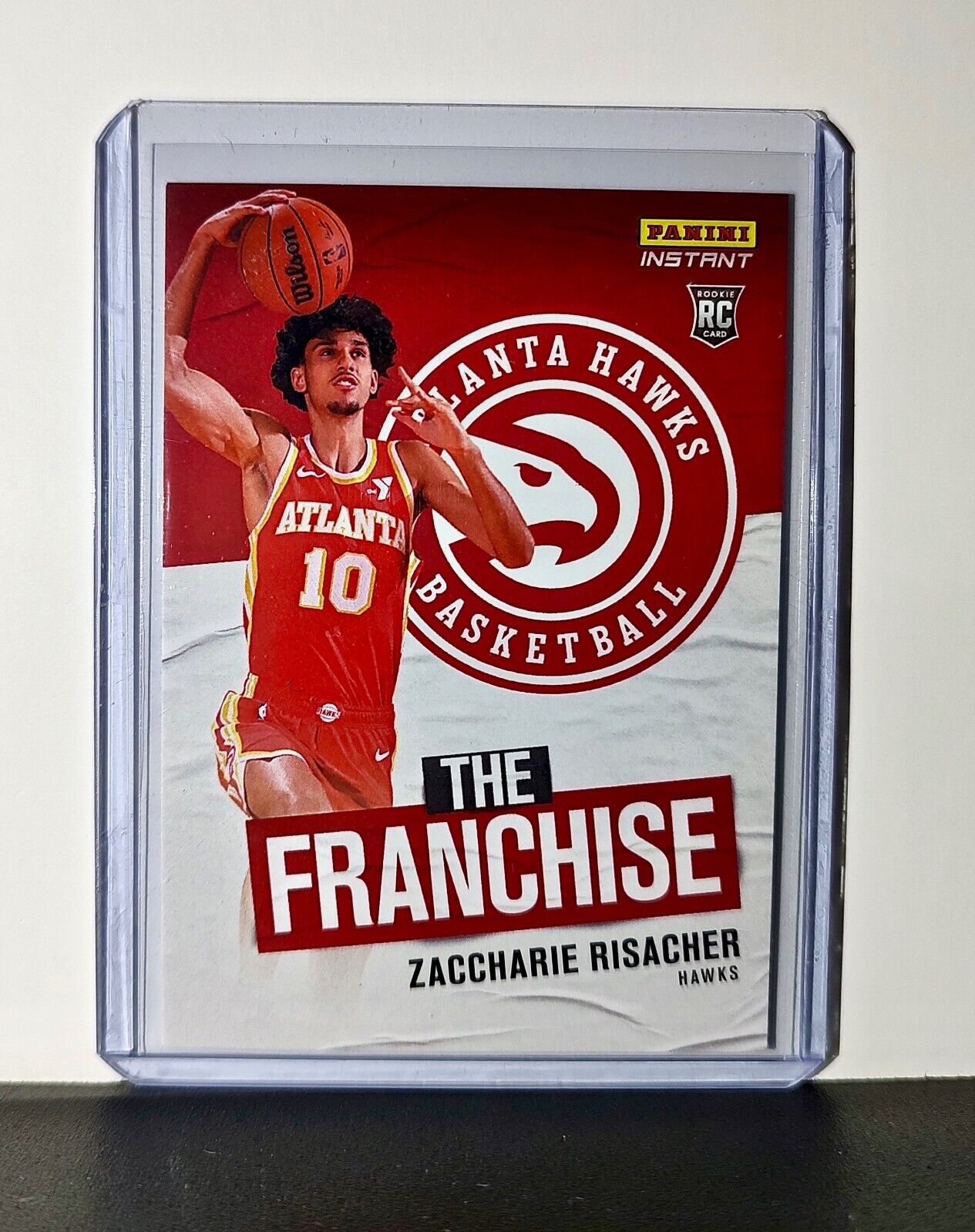 Zaccharie Risacher 2024-25 Panini The Franchise NBA #20 Rookie Card Hawks 1/234