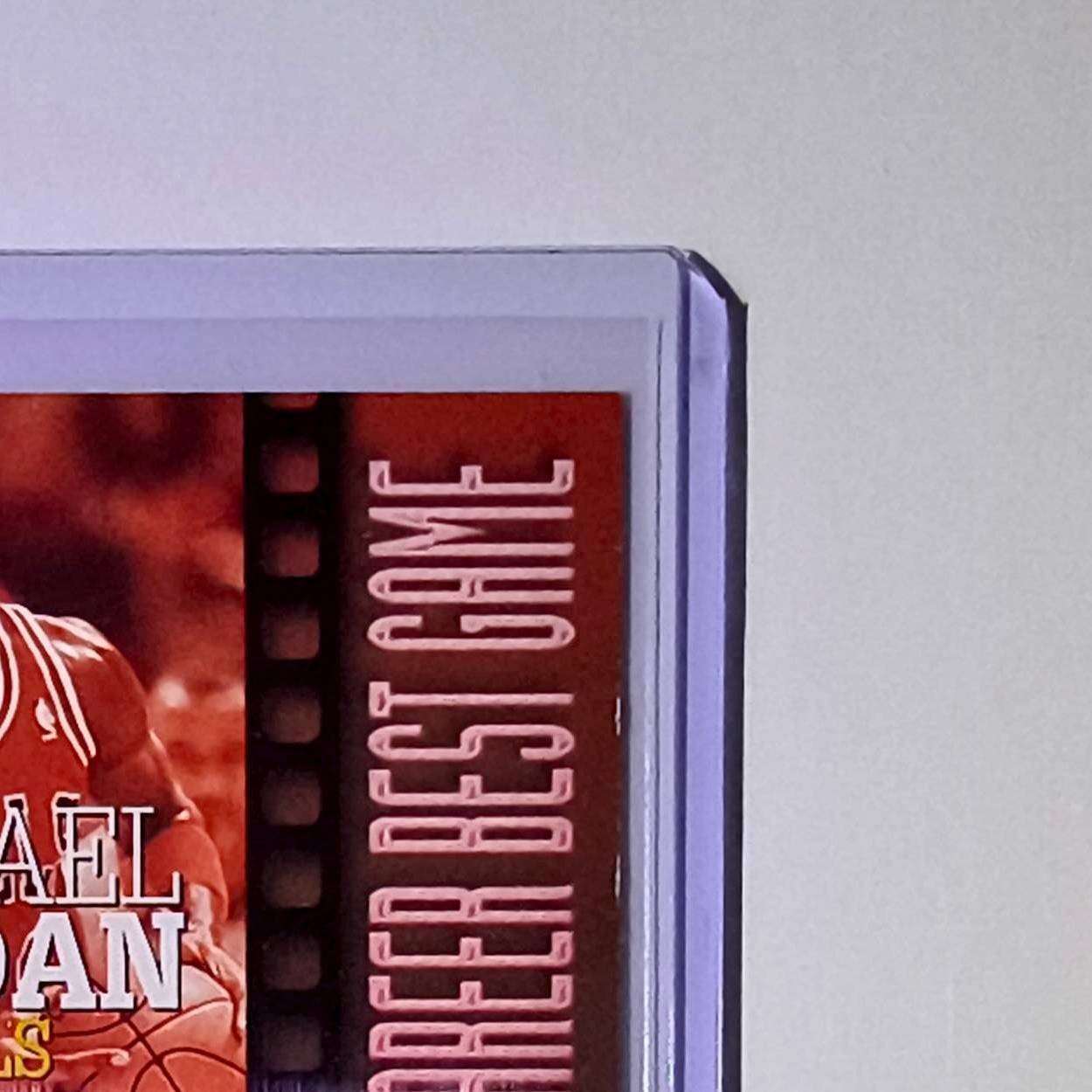 Michael Jordan 1996-97 Hoops  Career Best Game #335 Card Chicago Bulls
