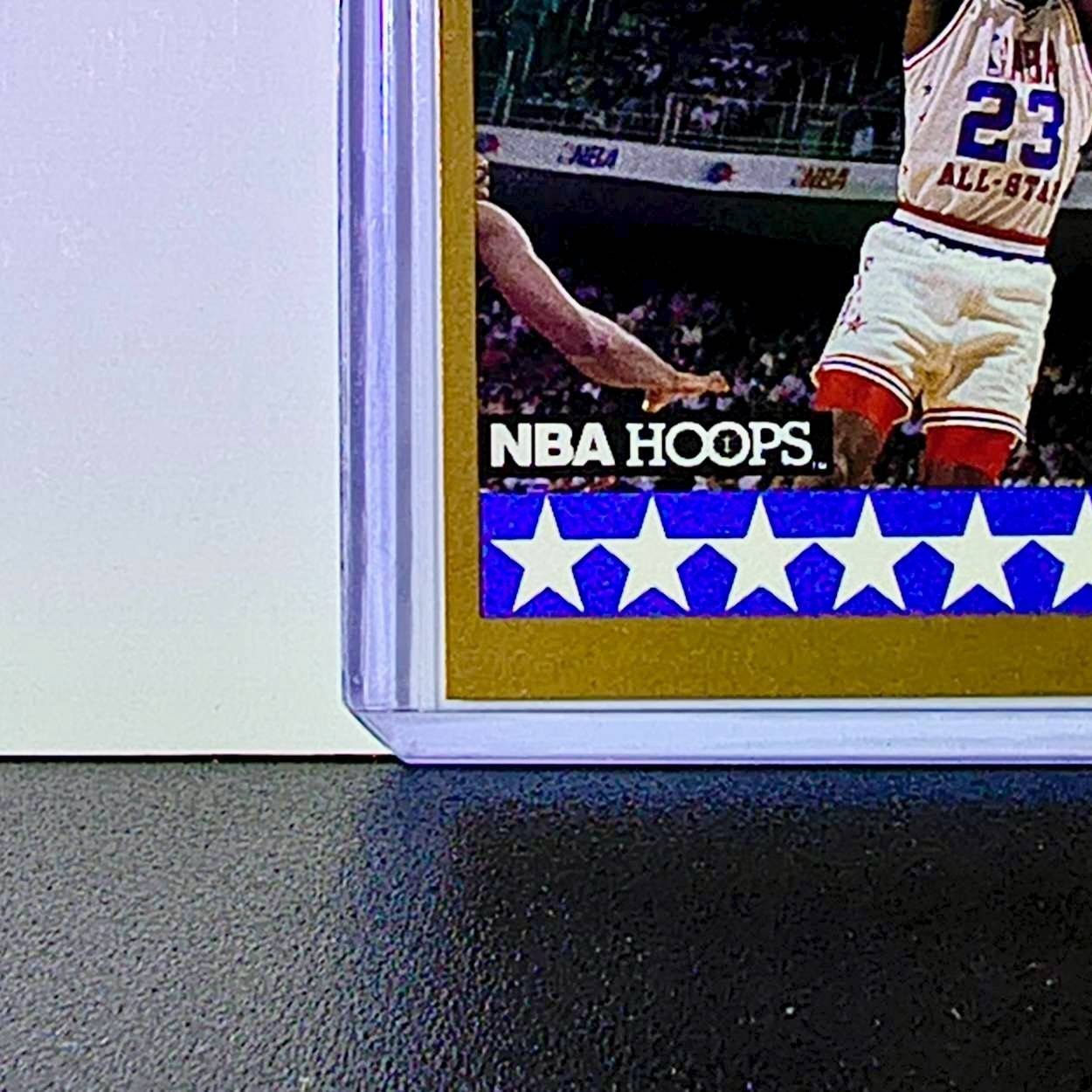 Michael Jordan 1990-91 NBA Hoops All-Star #5 Basketball Card Chicago Bulls