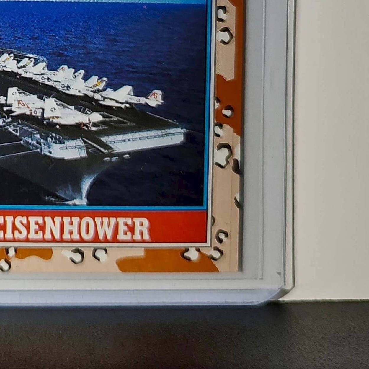 USS Dwight D. Eisenhower 1991 Topps Desert Storm #120 Card