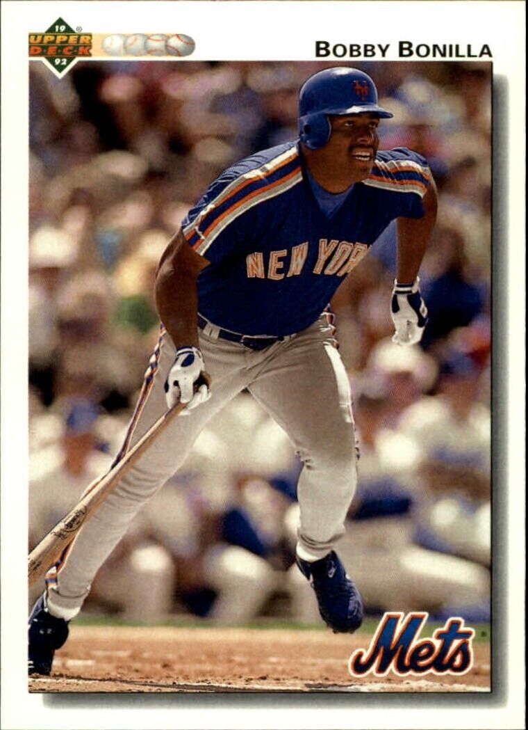 Bobby Bonilla 1992 Upper Deck MLB #755 Baseball Card New York Mets