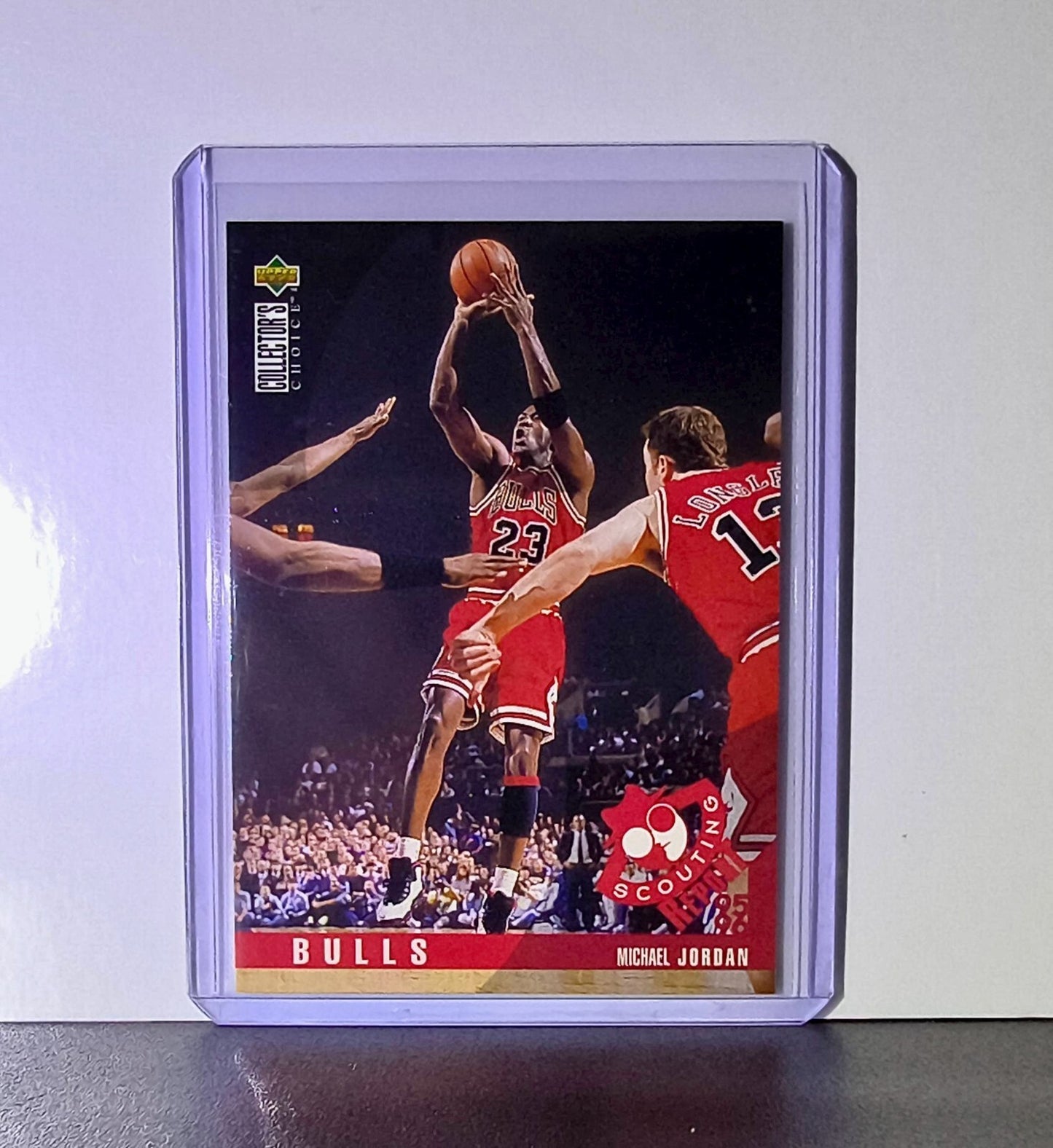 Michael Jordan 1995-96 Collector's Choice #324 Basketball Card Chicago Bulls