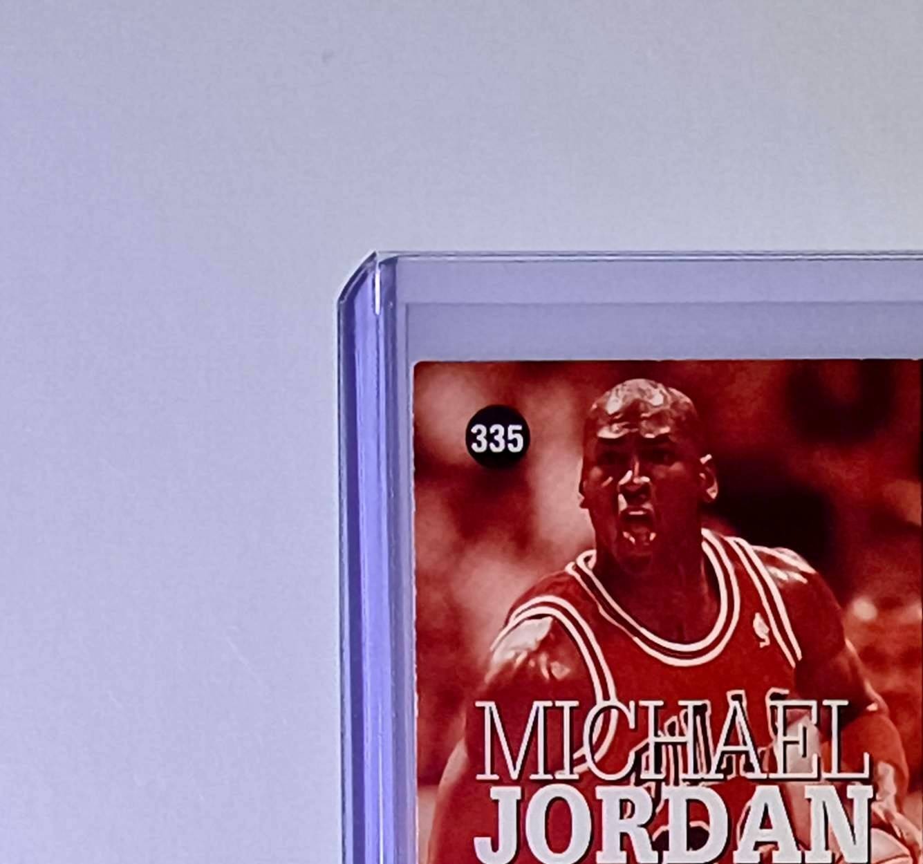 Michael Jordan 1996-97 NBA Hoops Career Best Game #335 Card Chicago Bulls