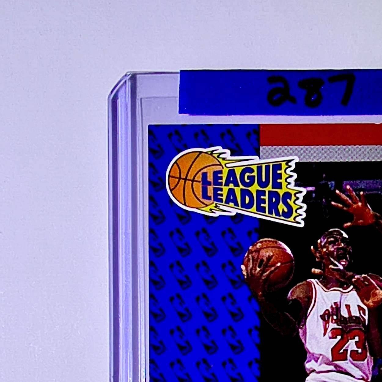 Michael Jordan 1991-92 Fleer League Leaders #220 Basketball Card Chicago Bulls
