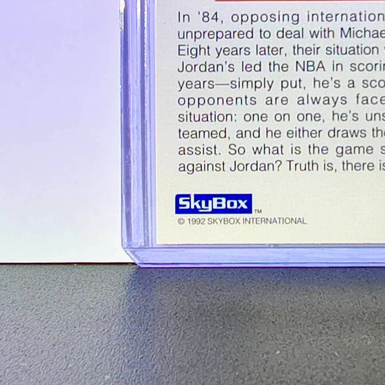 Michael Jordan 1992-93 Skybox USA Basketball #39 Basketball Card Chicago Bulls