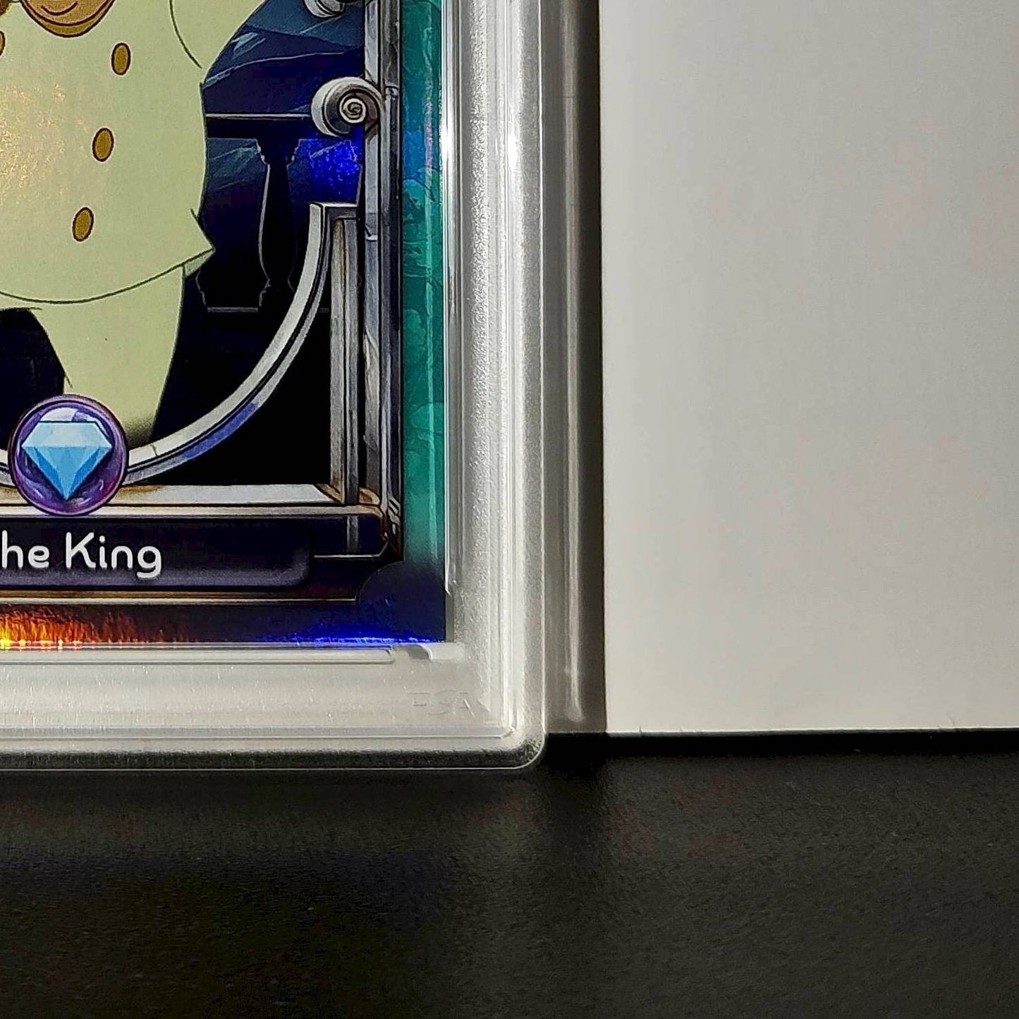The King 2025 Topps Disney Wonder #112 Diamond Card Cinderella PSA 9