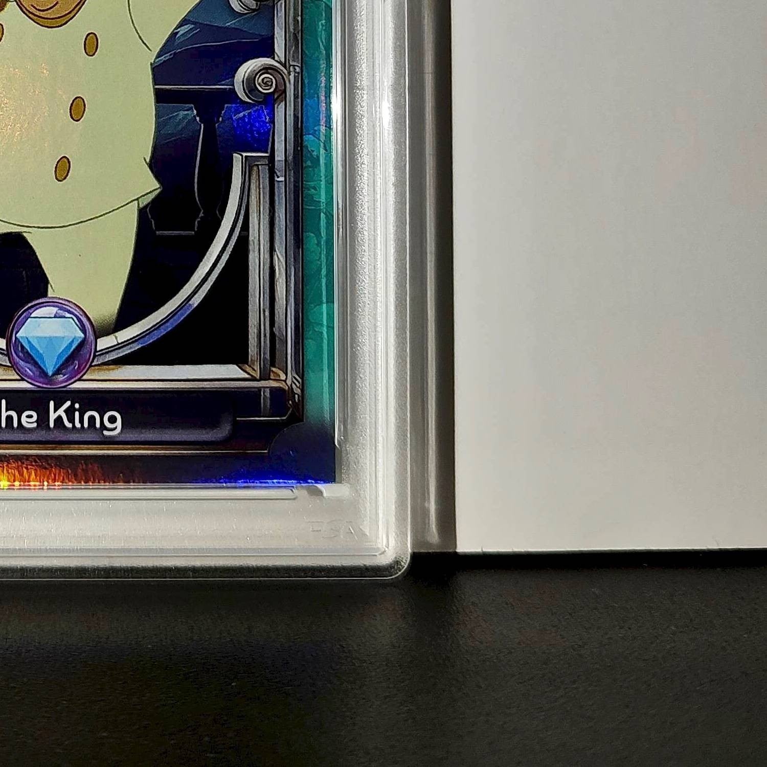 The King 2025 Topps Disney Wonder #112 Diamond Card Cinderella PSA 9