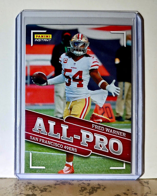 Fred Warner 2020 Panini All-Pro NFL #16 Football Card 1/241 San Francisco 49ers