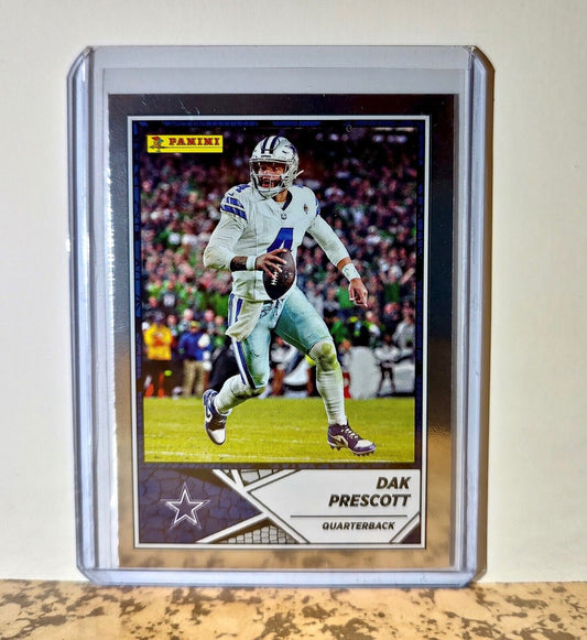 Dak Prescott 2024 Panini NFL #57 Silver Foil Sticker Card Dallas Cowboys