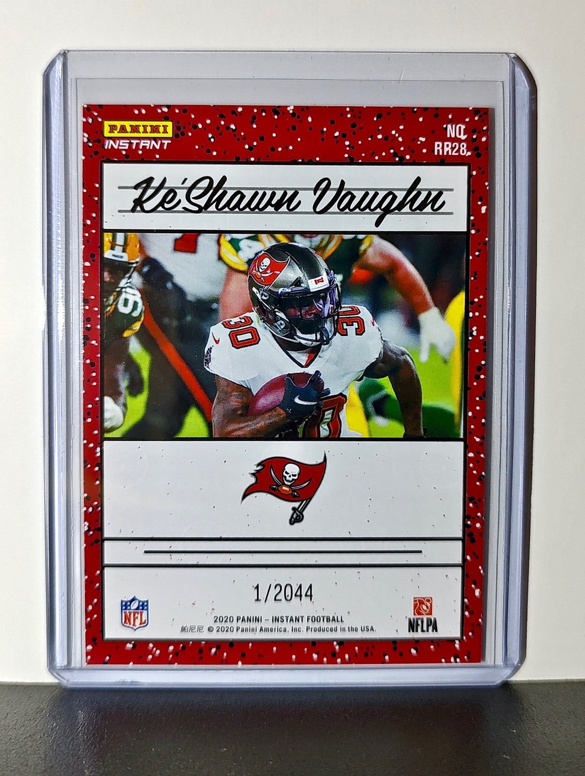 Ke'Shawn Vaughn Rookie 2020 Panini NFL #28 Rated Rookie Tampa Bay Buccaneers