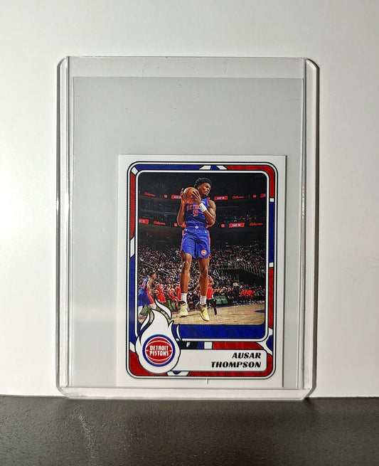 Ausar Thompson 2024-25 Panini NBA #179 Sticker Card Detroit Pistons