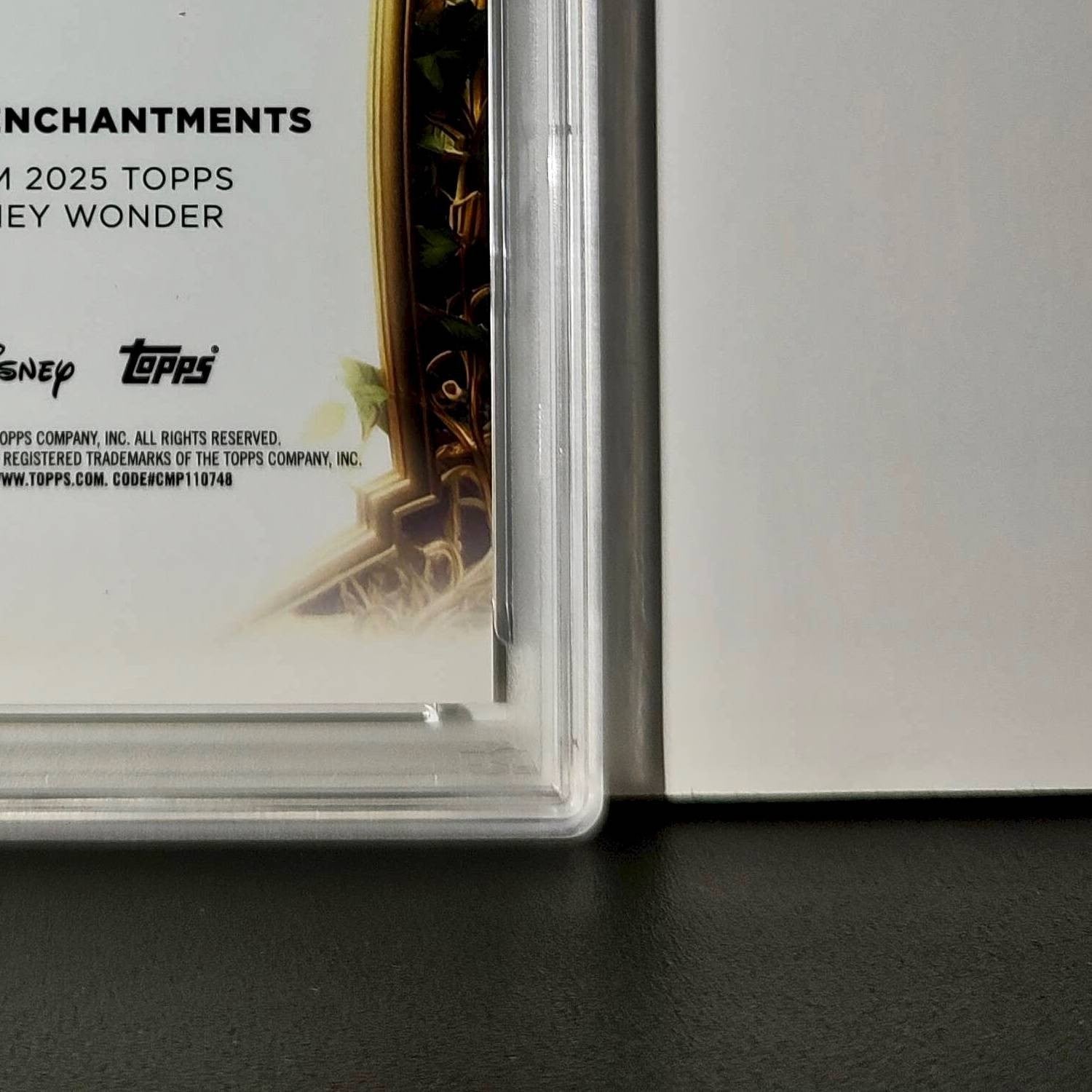 Alice 2025 Topps Enchantments Disney Wonder #E-2 Card Alice in Wonderland PSA 8