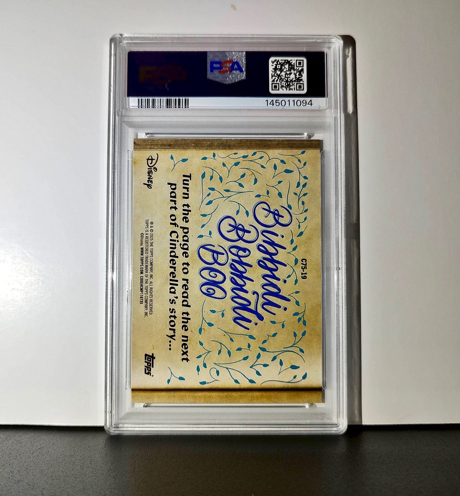Stop that coach! Close gates! 2025 Topps Disney #C75-19 PSA 9