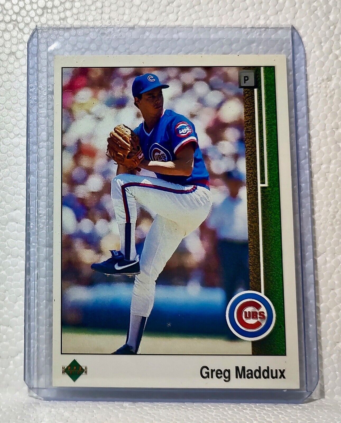 Greg Maddux 1989 Upper Deck MLB #241 Baseball Card Atlanta Chicago Cubs