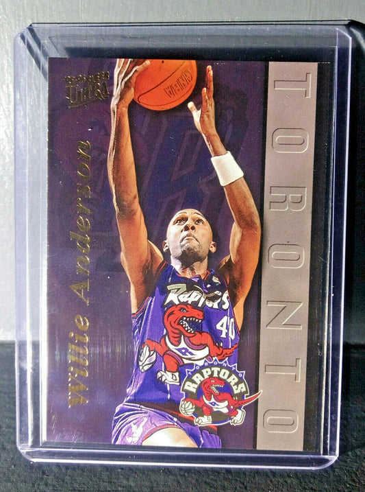 1995-96 Willie Anderson Fleer Ultra #247 Raptors Expansion Team Basketball Card