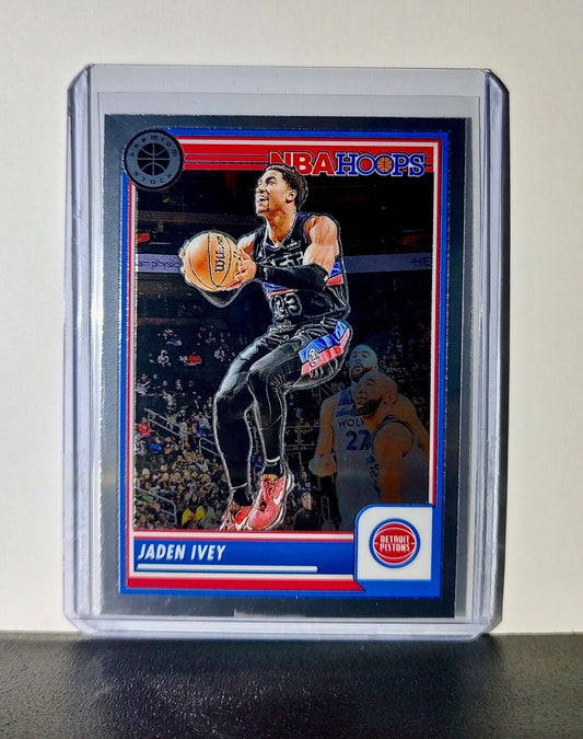 Jaden Ivey 2023-24 Panini Premium Stock NBA Hoops #39 Card Detroit Pistons