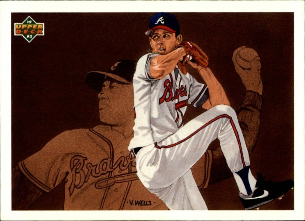 Steve Avery 1992 Upper Deck MLB #41 Playoff Baseball Card Atlanta Braves