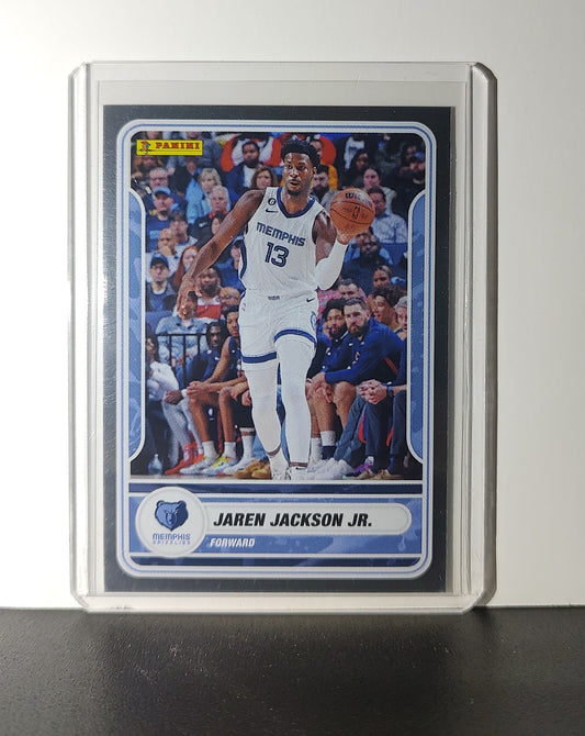 Jaren Jackson Jr. 2023-24 Panini NBA Sticker Foil Card #40 Memphis Grizzlies