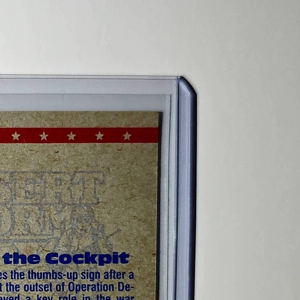 Ready in the Cockpit 1991 Topps Desert Storm #75 Card
