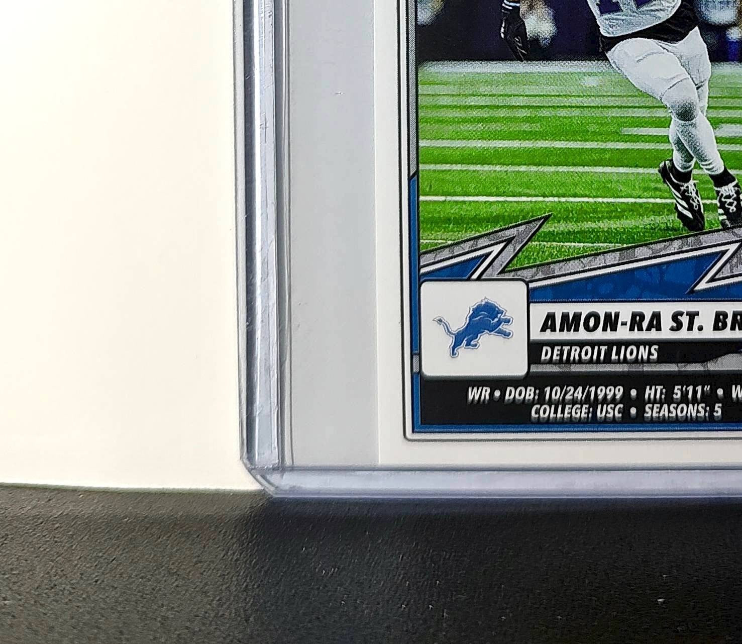 Amon-Ra St. Brown 2025 Panini NFL #380 Sticker Detroit Lions