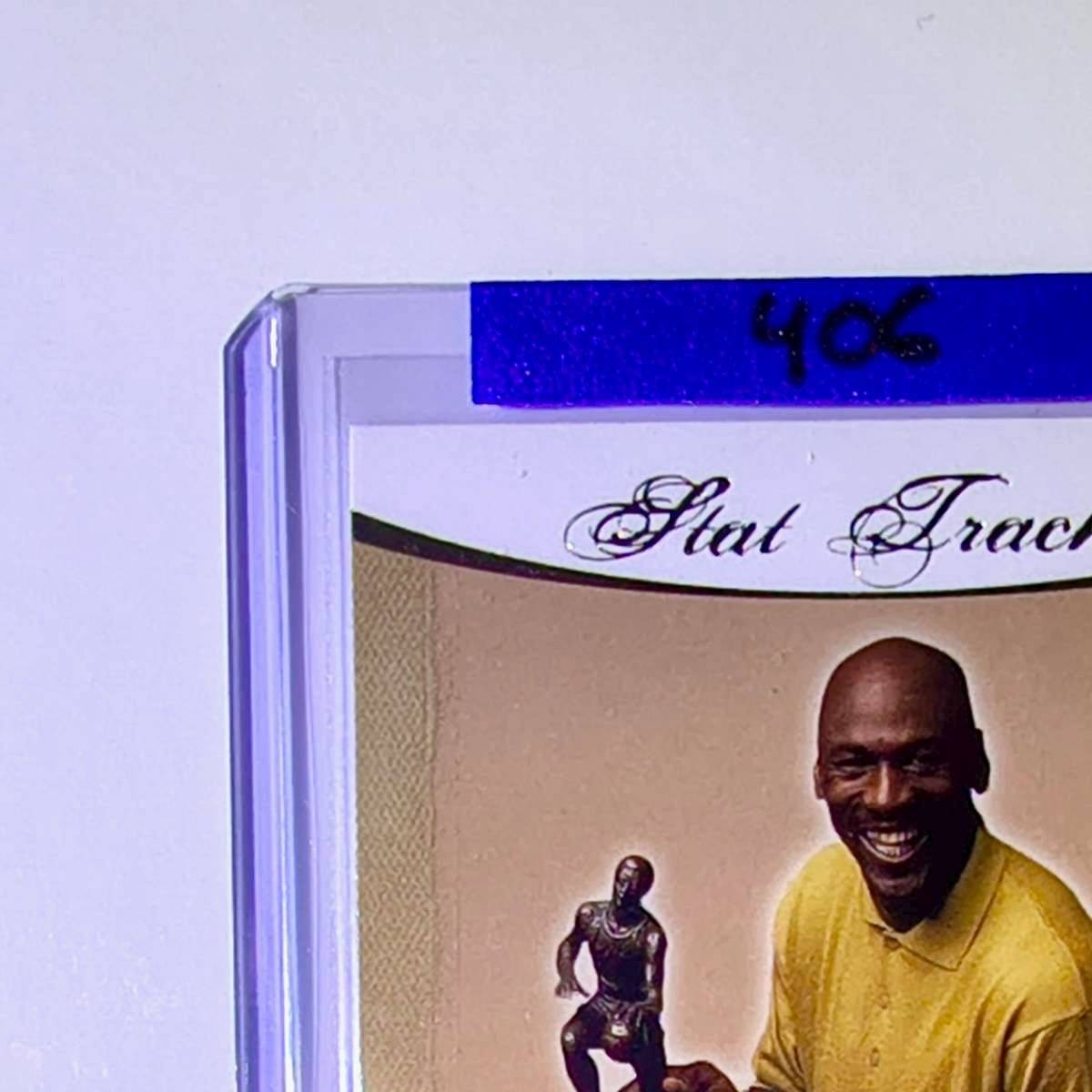 Michael Jordan 2007-08 Fleer Hot Prospects Stat Tracker ST-27 Card Chicago Bulls
