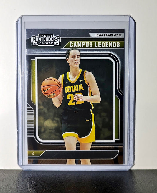 Caitlin Clark 2024 Silver Foil Panini Campus Legends #CL1 Card Iowa Hawkeyes