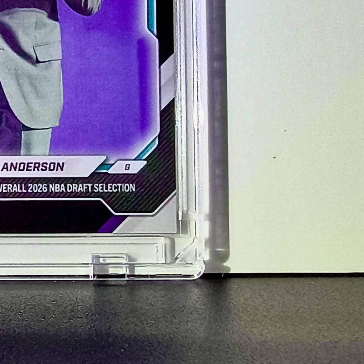 Christian Anderson Jr. Rookie 2026-27 Topps NBA Draft Black Foil 03/10 Hornets