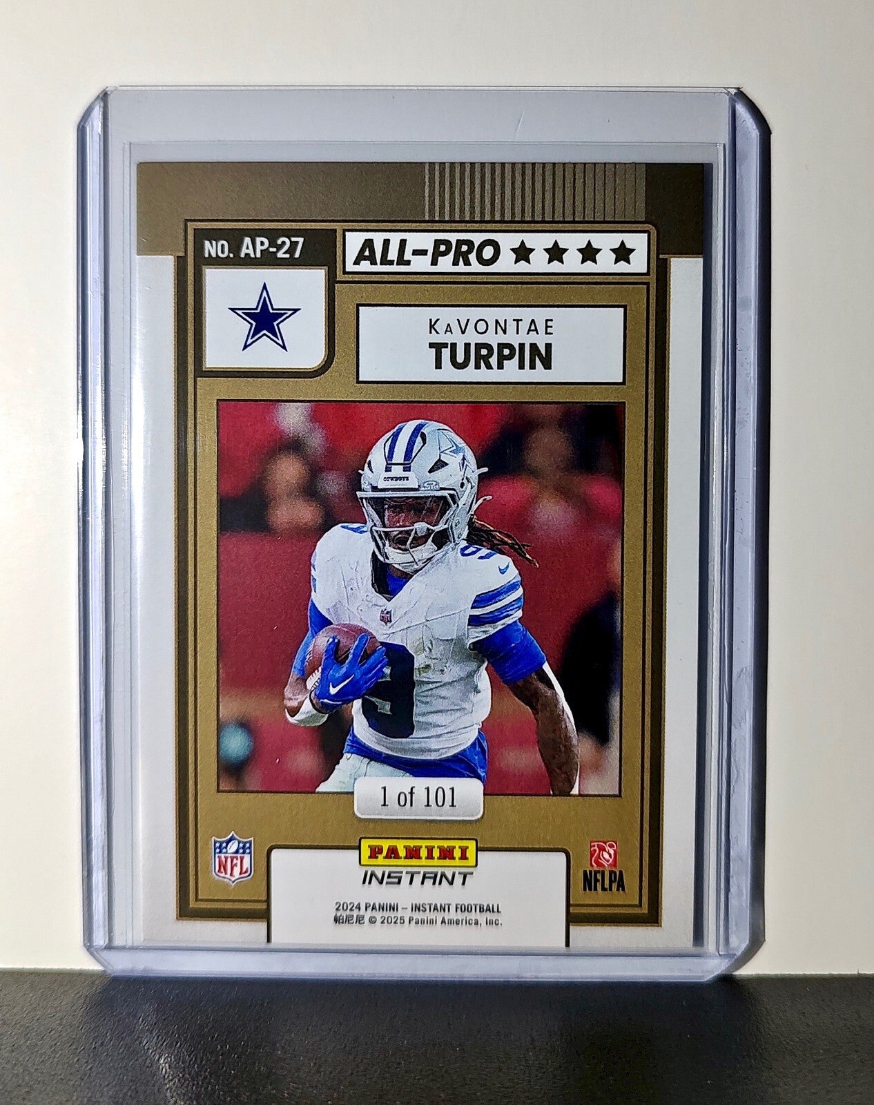 KaVontae Turpin 2024 All-Pro Panini NFL #27 Football Card Cowboys 1 of 101